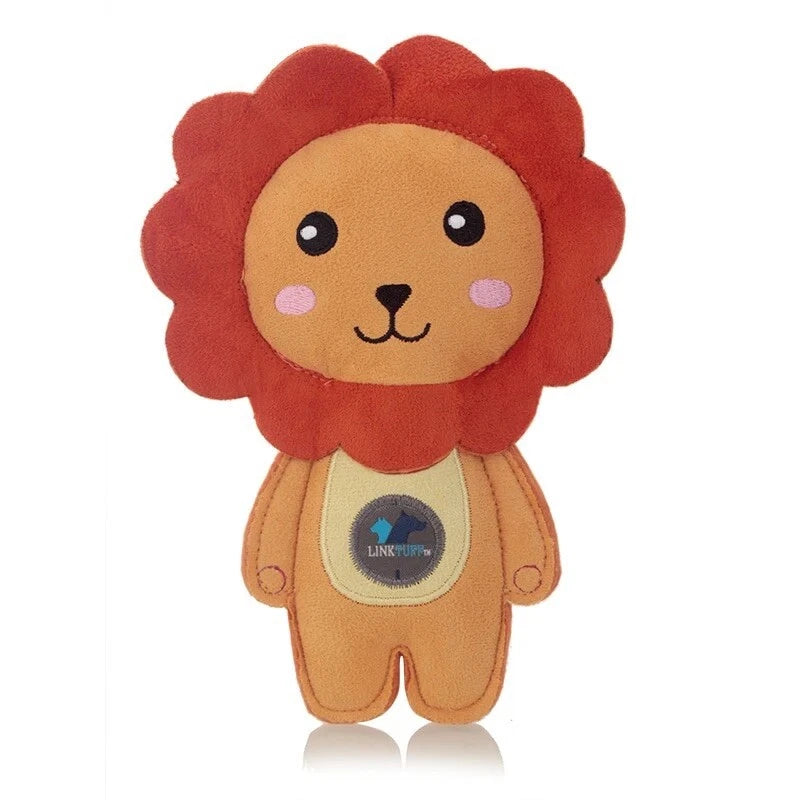 Squeaky Suede Lion - Dog Toy